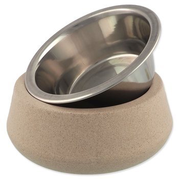 Miska Dog Fantasy nerez EcoStyle béžová 14cm, 480ml