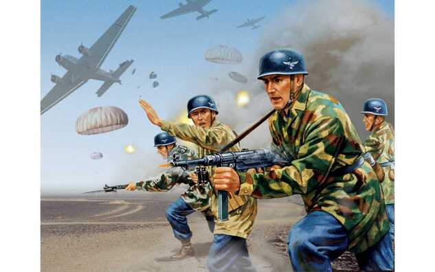 Classic Kit VINTAGE figurky A02712V - WWII German Paratroops (1:32)