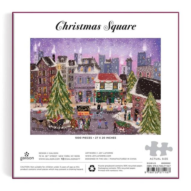 Galison Puzzle Božićni trg 1000 komada