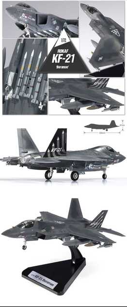 Model Kit aviona 12585 - ROKAF KF-21 "Boramae" (1:72)