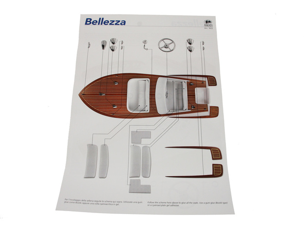 AMATI Bellezza Športový čln 1:8 kit