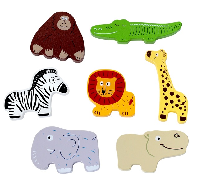 2Kids Toys Fa puzzle Safari összekapcsolható