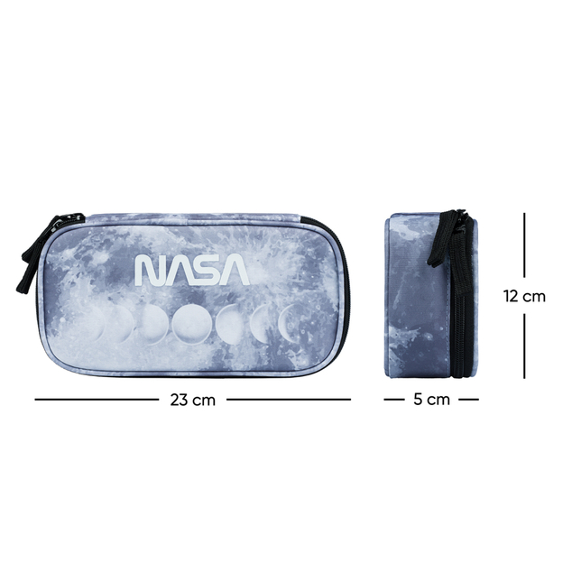BAAGL SADA 3 Skate NASA Grey: Rucksack, Waschbeutel, Tasche