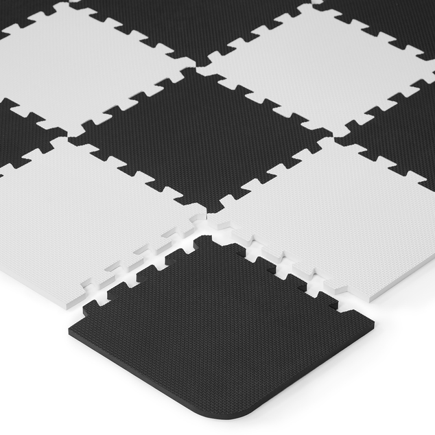 Podložka penová puzzle Luno 150x180 cm Black Kinderkraft 2020
