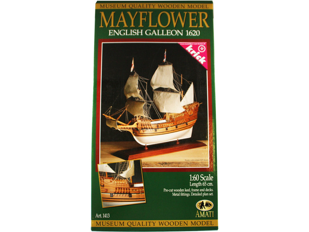 AMATI Mayflower anglická galeóna 1620 1:60 kit