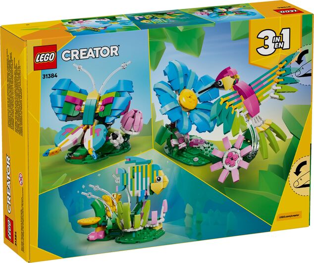 LEGO® Creator 3 v 1 31384 Divoké zvieratá: Farebný kolibrík