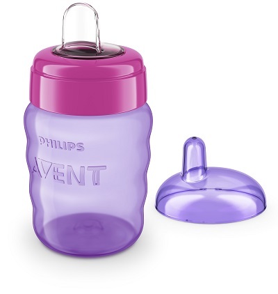 Steklenička Avent za prve požirke Classic 260 ml punčka