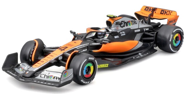Bburago 1:24 RACE Formula F1 MODEL-KIT - McLaren F1 Team MCL38 (2024) #4 (Lando Norris)