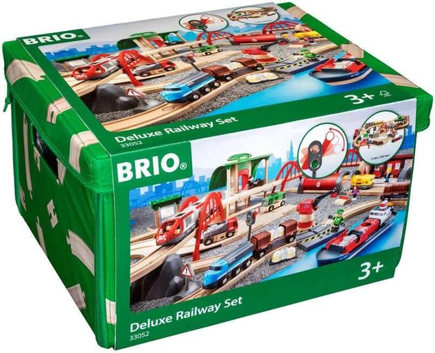 Brio Vláčiková dráha Deluxe so zvukmi a svetlami