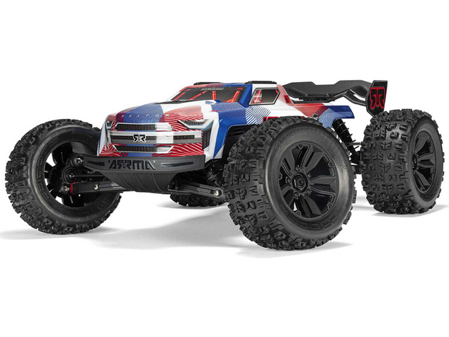 Arrma Kraton 6S V6 BLX 1:8 4WD RTR plava/crvena