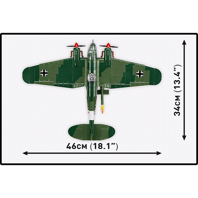 Cobi II WW HEINKEL He 111 H-22 cu V1 (Fieseler Fi 103), 1:48, 840 p, 2 f