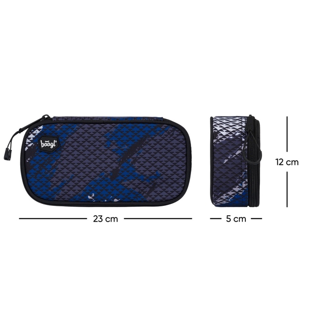 BAAGL Ghiozdan școlar pentru creioane Paintball