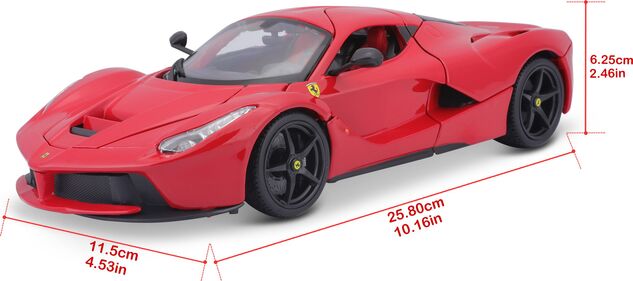 Bburago 1:18 Ferrari LaFerrari - Rot