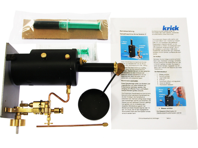 Krick Anna kit s parným strojom V2