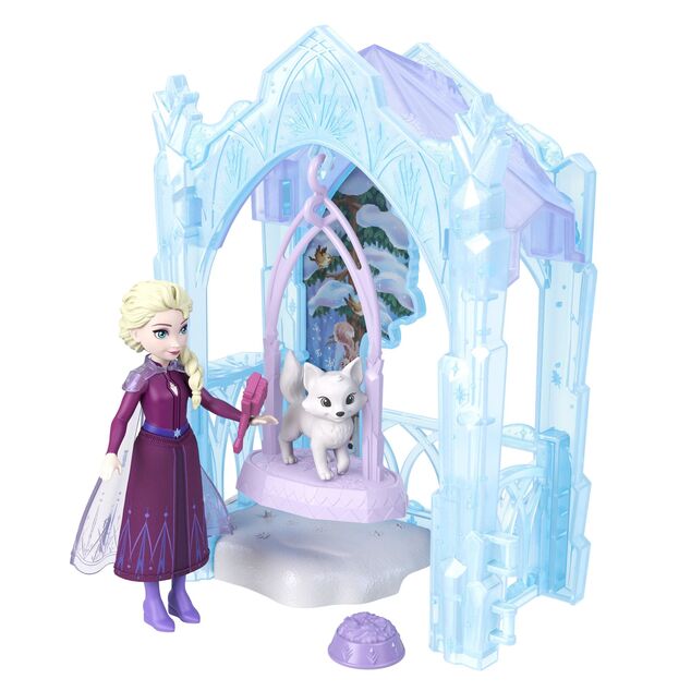 Mattel Disney Frozen Piccola bambola Elsa - Nascondiglio di ghiaccio