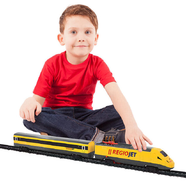Tren RegioJet con sonido y luz