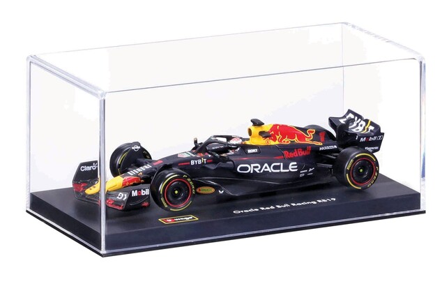 Bburago 1:24 RACE Formel F1 MODELLBAUSATZ- Red Bull RB19(2023) #11 Sergio Pérez mit Ständer
