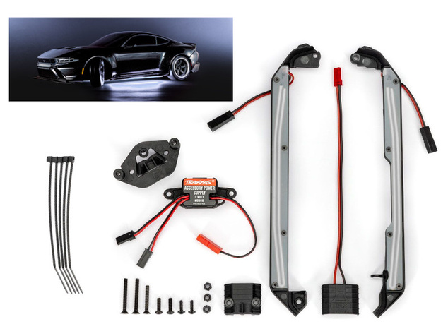 Traxxas LED podsvietenie šasi biele (pre 4-Tec 2.0, Drift)