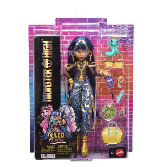 Mattel Monster High muñeca monstruo, Cleo De Nile, JHK32