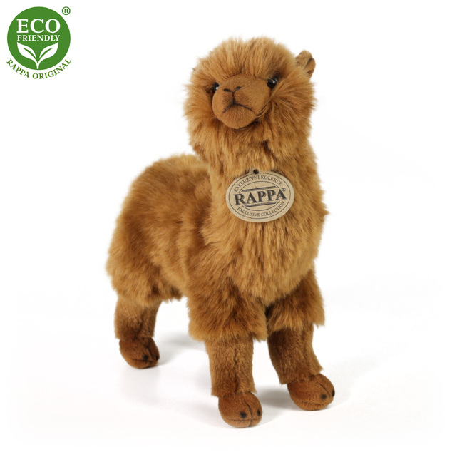 Plyšová lama hnedá 23 cm ECO-FRIENDLY
