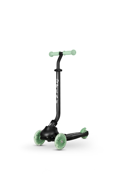 QPLAY Kolobežka / odrážadlo Sema Evo s LED svetlami Jade Green, vek 1 - 6 rokov, do 50 kg