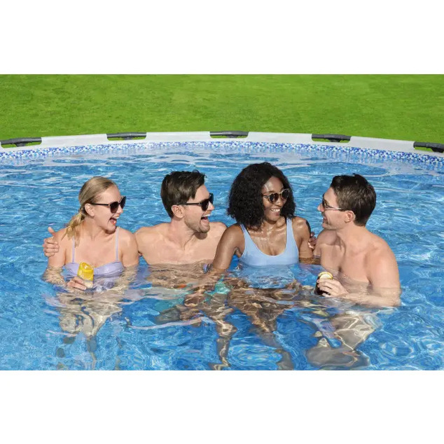 Záhradný bazén Bestway 5612Z Steel Pro MAX 4.88m x 1.22m Pool Set s kartušovou filtráciou