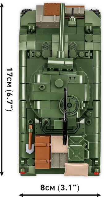 Cobi II WW M4A1 Sherman, 1:35, 663 k, 2 f