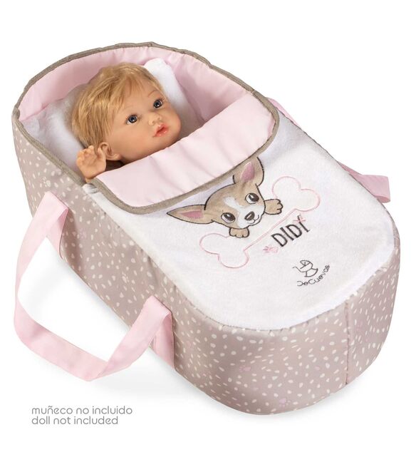DeCuevas 81643 Klappkinderwagen für Puppen 3 in 1 mit tragbarer Tasche DIDI 2021 - 75 cm