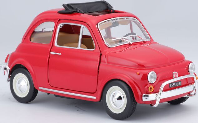 Bburago 1:24 Fiat 500L (1968) Rot