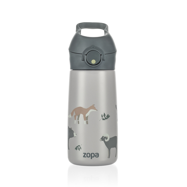 Termoska na pitie so slamkou 400 ml, Mountains