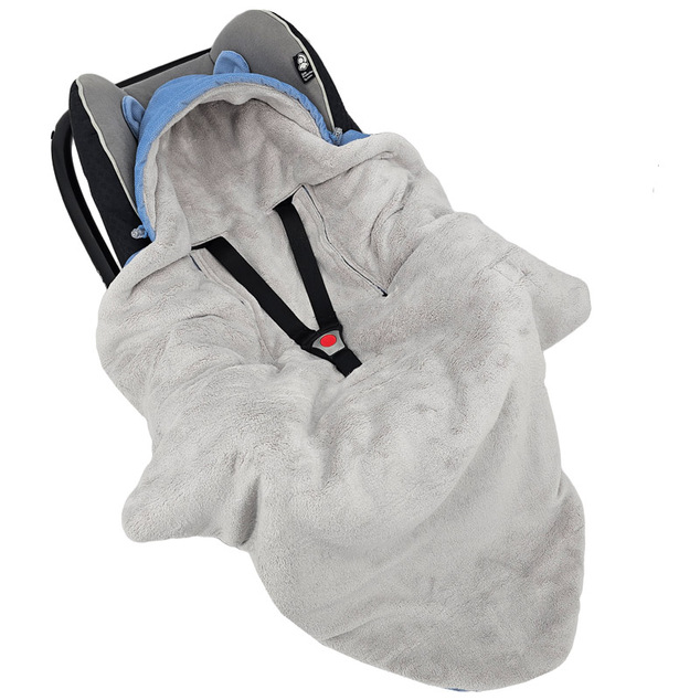 EKO Fußsack für Autositz Blau