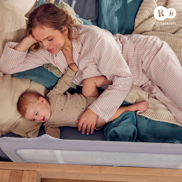 Kinderkraft Zábrana na postel Guard&amp;Dream Light Grey