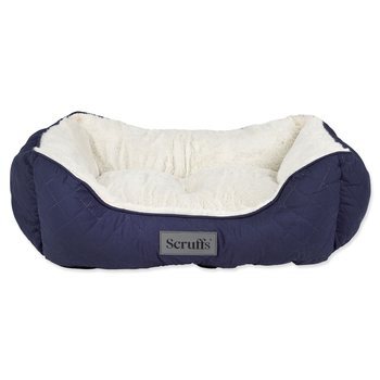 Pat Wilton Box Bed albastru M 60x50cm