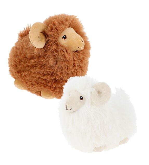 Keel Toys SE3057-2 Keeleco Agnellino marrone – giocattolo ecopeluche 18 cm