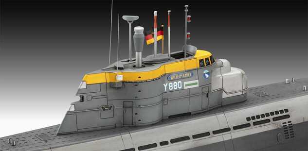 Plastikmodellbausatz U-Boot 05186 - 70 Jahre Bundeswehr: Wilhelm Bauer, Typ 206A, Klasse 2 (1:144