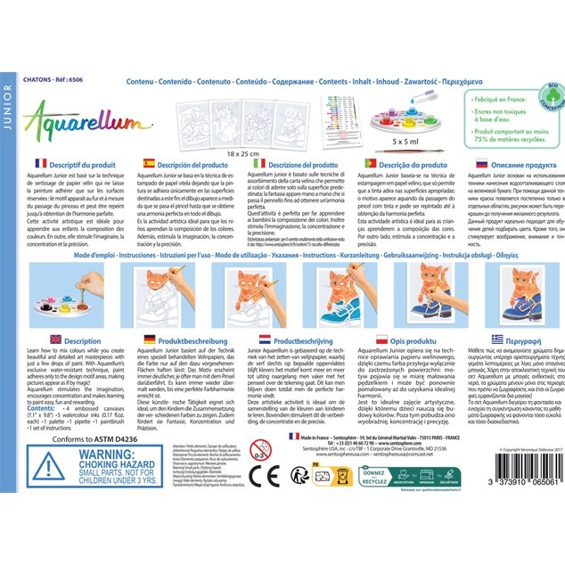 SENTOSPHERE AQUARELLUM JUNIOR Mačky