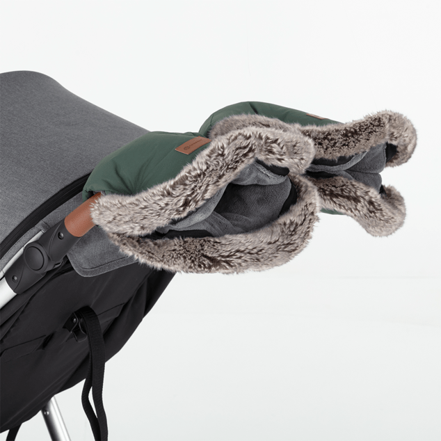 PETITE&amp;MARS Rukávnik / rukavice Furry Veritable Khaki