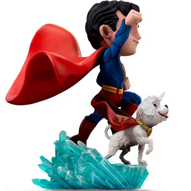 Iron Studios MiniCo Superman: Legacy Superman &amp; Krypto Figur