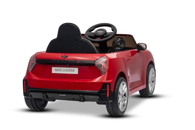 Elektrické autíčko BMW Mini Cooper 12V, červené, USB Vstup s Bluetooth pripojením na MP3 P