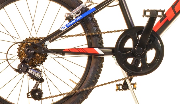Dino Bikes - Detský bicykel 20" 420US - AURELIA Sport čierny s tlmičmi 2022