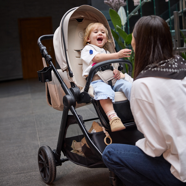KINDERKRAFT Kombikinderwagen Vesto 2 3in1 Beige