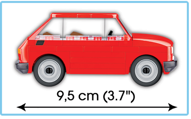 Cobi 24531 Youngtimer Malý FIAT 126p 1994-1999 1:35