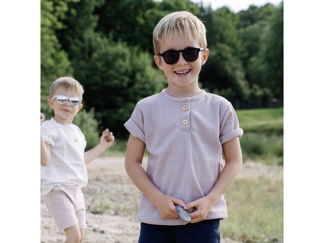 LITTLE KYDOO Sonnenbrille Bright Black UV 400, polarisiert 2-4 Jahre