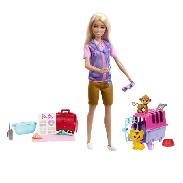 Mattel Barbie Bábika zachraňuje zvieratá - blondínka