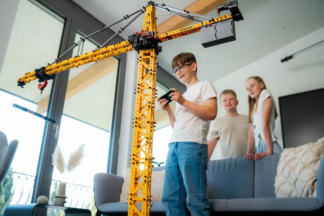 FISCHERTECHNIK High-top EC-H crane RC stavebnica 1065 dielov