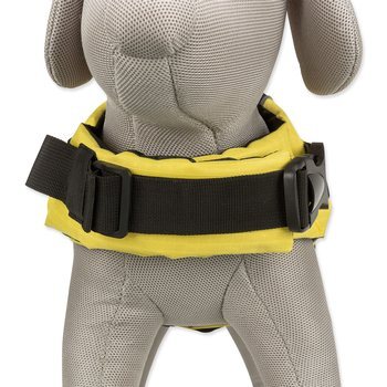Life Vest giubbotto di salvataggio per cane M 45 cm: 45-72 cm, fino a 30kg giallo/nero