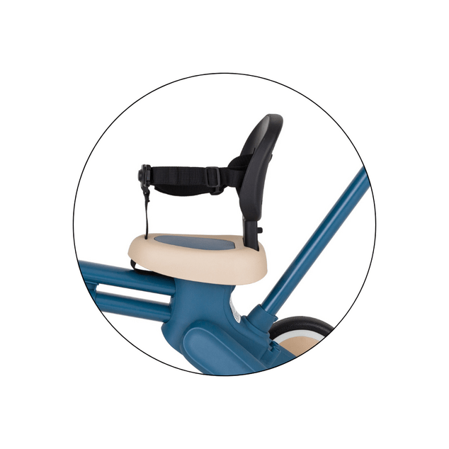 PETITE&amp;MARS Tricycle multifonction 4 en 1 Drift Ocean Blue