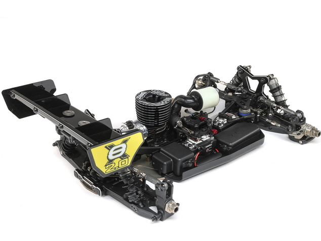 Kit da corsa TLR 8ight-X/E 2.0 Combo Nitro/Buggy elettrico 1:8 4WD