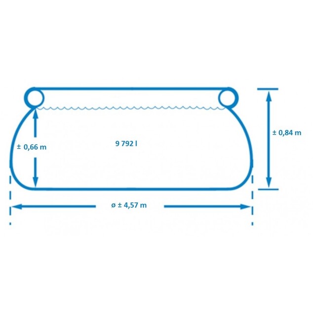 Gartenpool INTEX 28158 Easy Set 457 x 84 cm mit Patronenfilter