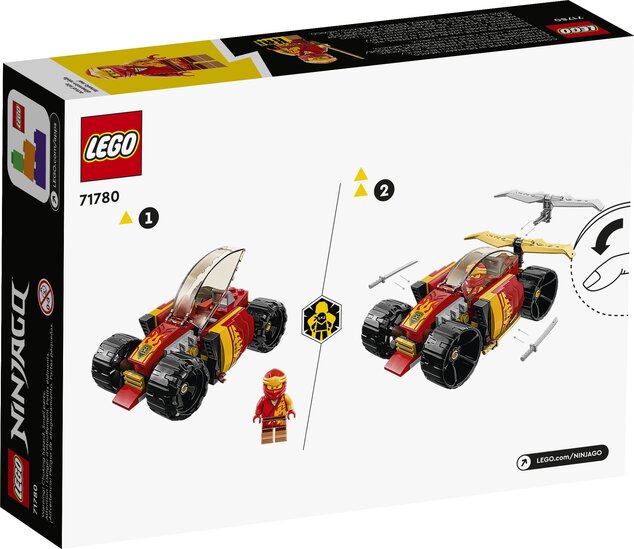LEGO® NINJAGO® 71780 Kais Ninja-Rennwagen EVO